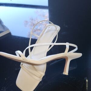 ASOS Chic White Strappy Heels